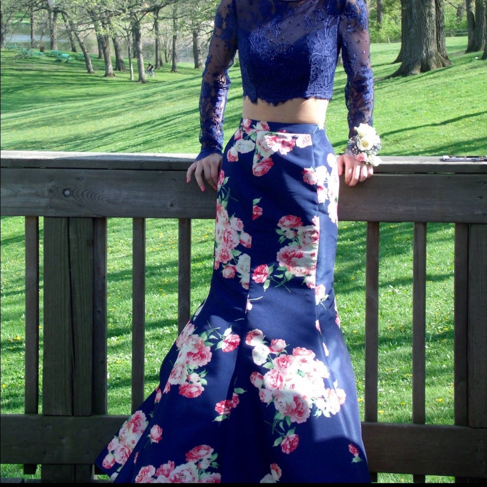 Sherry Hill two piece gown